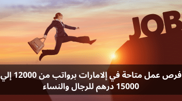 فرص عمل متاحة في الإمارات برواتب من 12000 إلي 15000 درهم للرجال والنساء