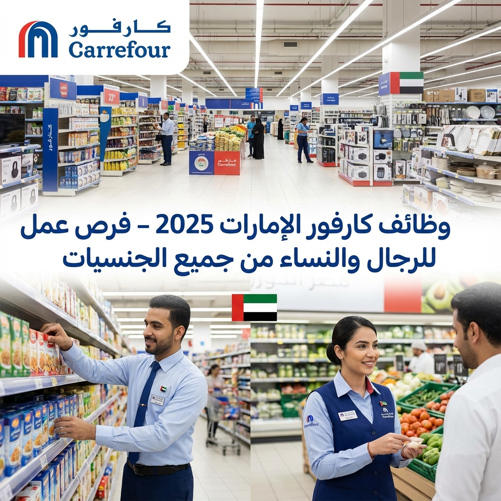 وظائف كارفور الامارات لكافة الجنسيات والمؤهلات